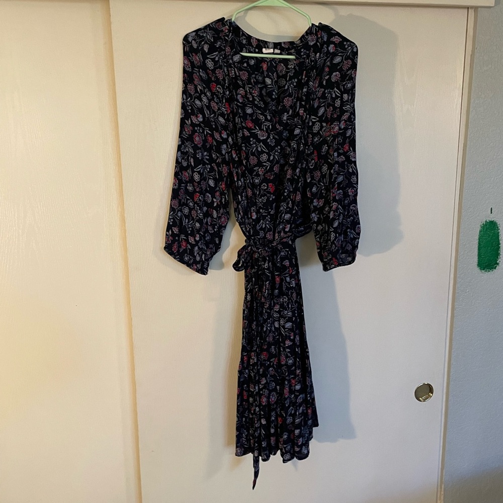 NWOT GAP Navy Midi Dress